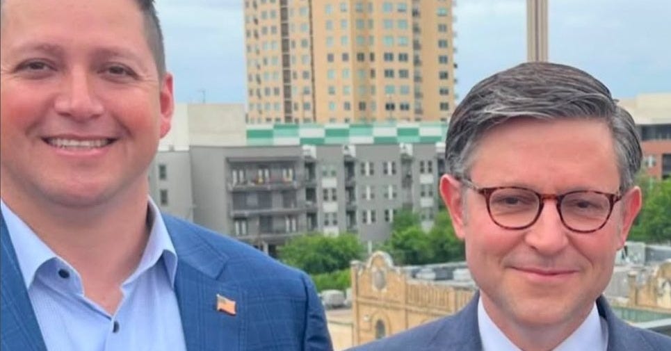 Speaker Mike Johnson has supported Tony Gonzales for years