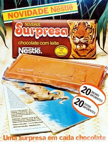 Chocolate Surpresa (Nestlé) - 1983 - Propagandas Históricas | Propagandas  Antigas