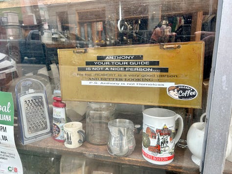 sign, window, entrance, awning