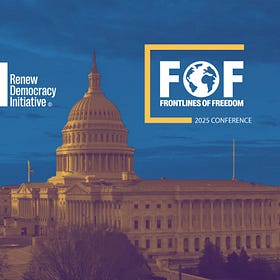 Join the Renew Democracy Initiative in DC, Dec. 9-10