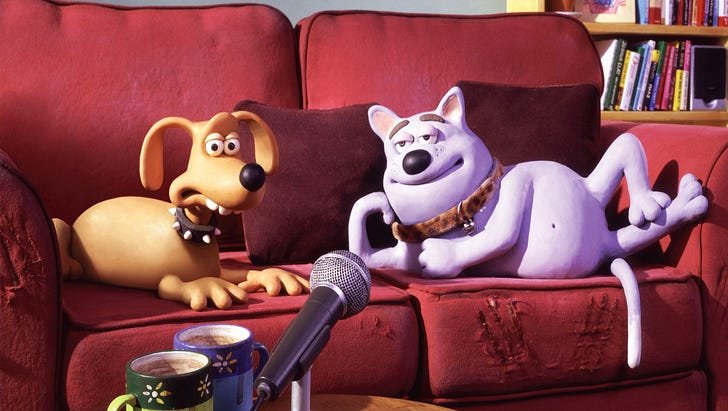 A still from the Creature Comforts TV series