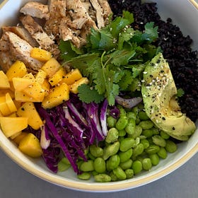 Rainbow Black Rice Bowl