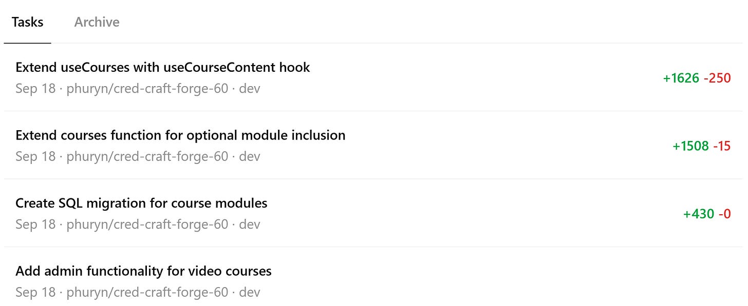 OpenAI Codex autonomously implemented a few large epics in just a few prompts