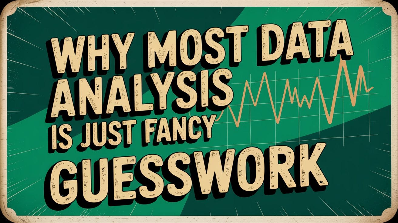 Why Most Data Analysis Is Just Fancy Guesswork