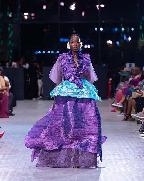 Some off-site private shows starring (L-R) Ejiro Amos Tafiri, Sisiano, Wanni Fuga, Tiffany Amber, Lisa Folawiyo, Kadiju, Abiola Olusola × Shekudo, Orange Culture, and Éki Kéré. 