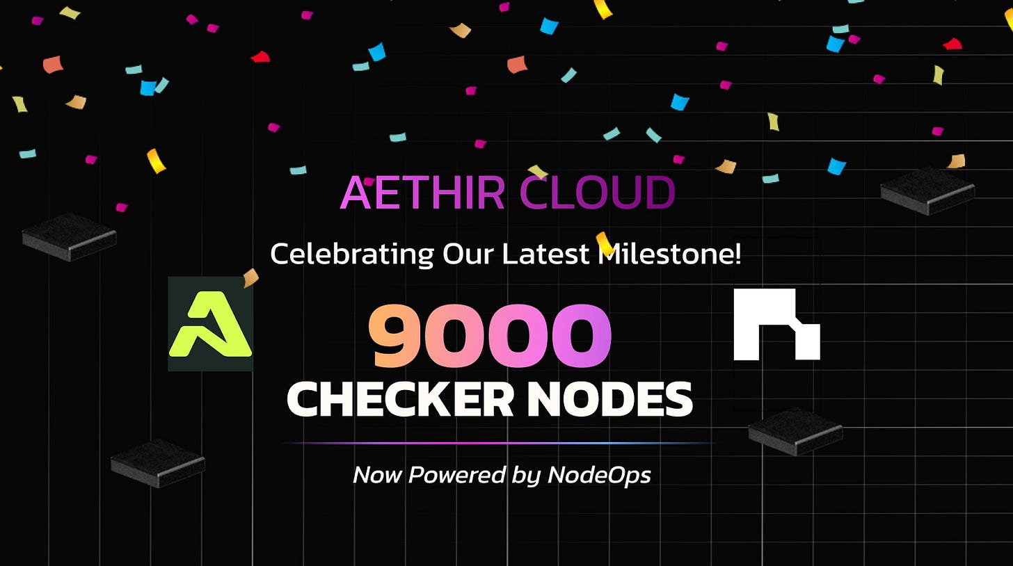 Total Aethir Checker Nodes gone live Total Aethir Checker Nodes gone live