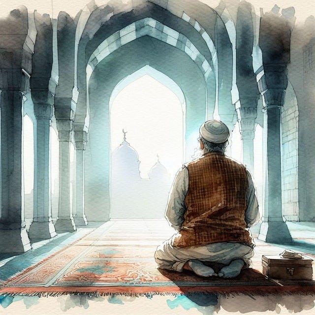 Free muslim islam mosque illustration