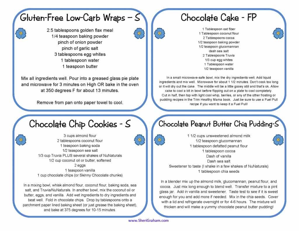 Recipe Cards (THM Friendly)