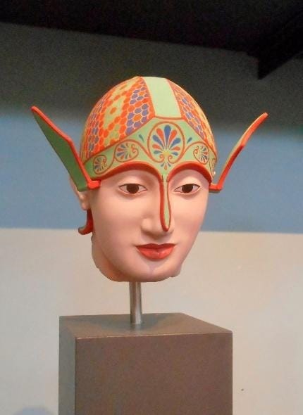 Reconstruction of a Greek Warrior Head. Reconstruction of a Greek Warrior Head.