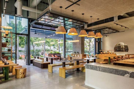 Interior of Pine & Crane DTLA