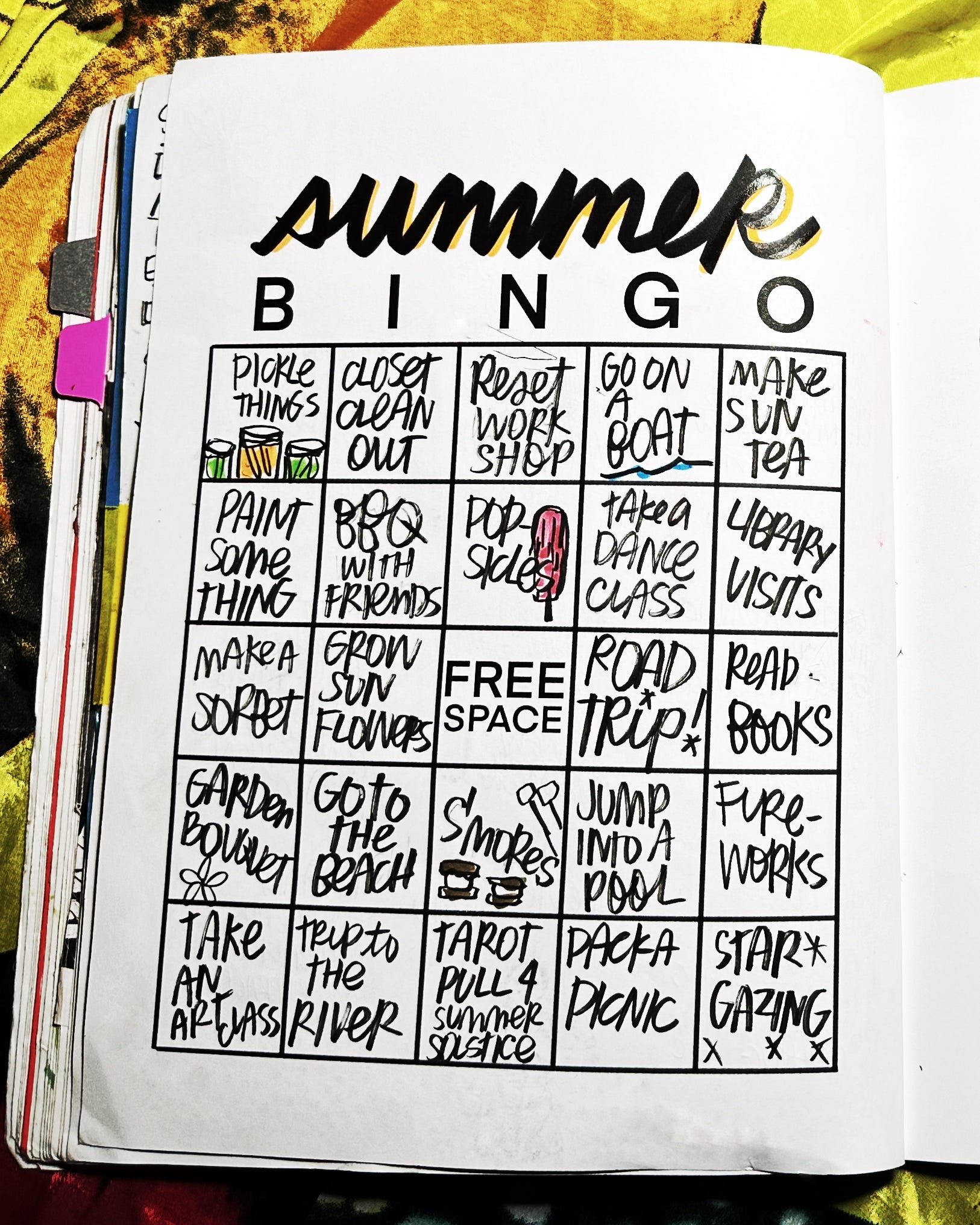 Summer Bucket List 2025 - by Tracy Benjamin