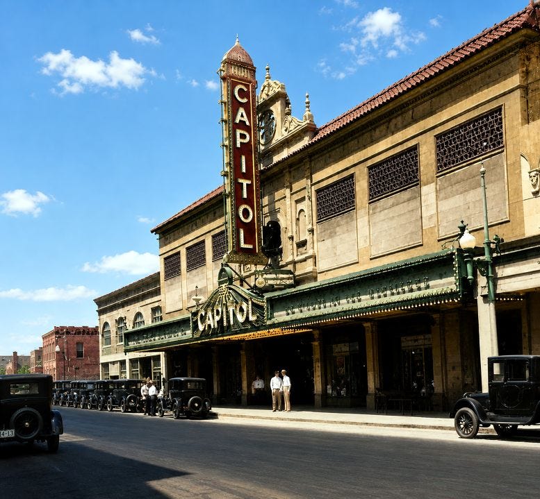 Figure 1: Exterior of the Capitol Theater in December 1926. Courtesy of the Miami Herald.