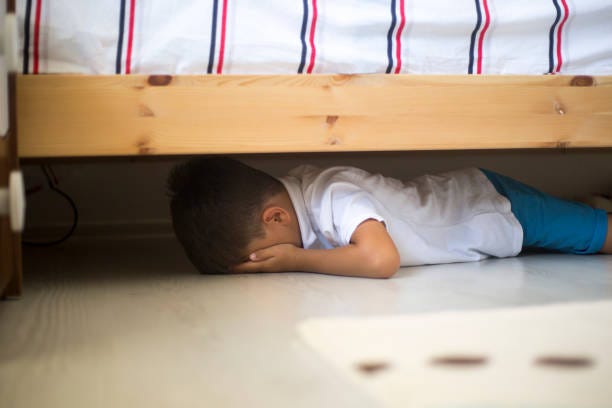 264 Boy Hiding Under Bed Stock Photos, Pictures & Royalty-Free Images -  iStock