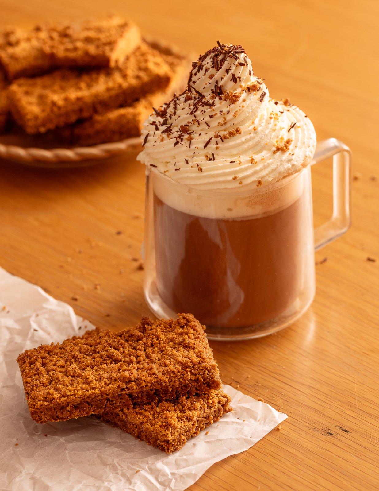 Gingerbread Hot Chocolate with Famous Grasmere Gingerbread