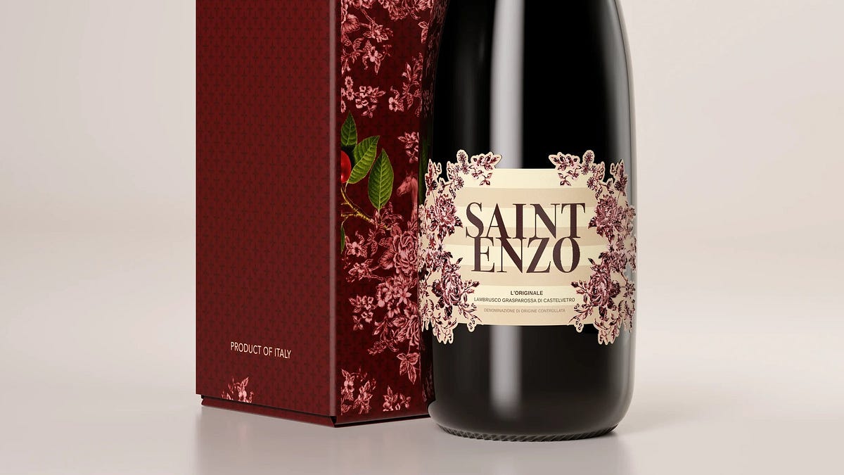 Corrupt Wine Review: Saint Enzo Lambrusco - by Joel Stein