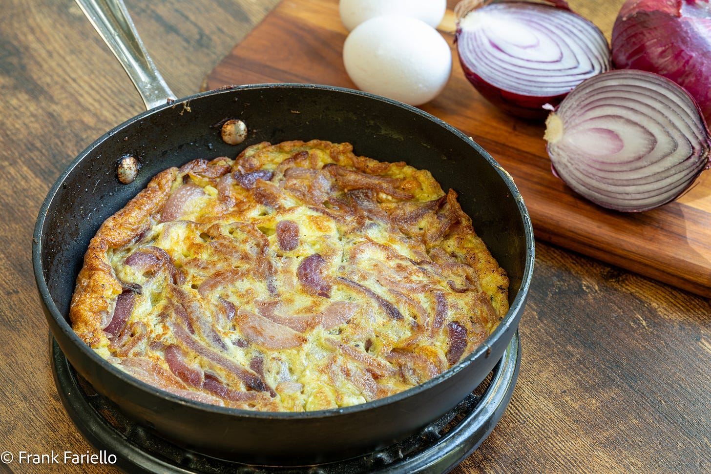 Frittata di cipolle (Onion Frittata)