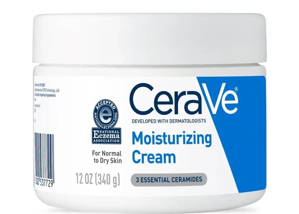 CeraVe Moisturizing Cream Body and Face Moisturizer for Dry Skin (12 fl. oz) Image 1 CeraVe Moisturizing Cream Body and Face Moisturizer for Dry Skin (12 fl. oz) Image 1