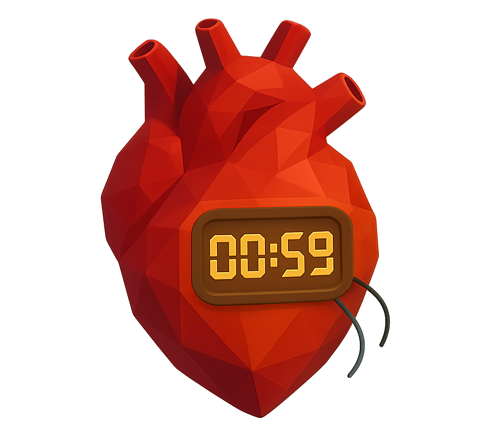 heart time bomb