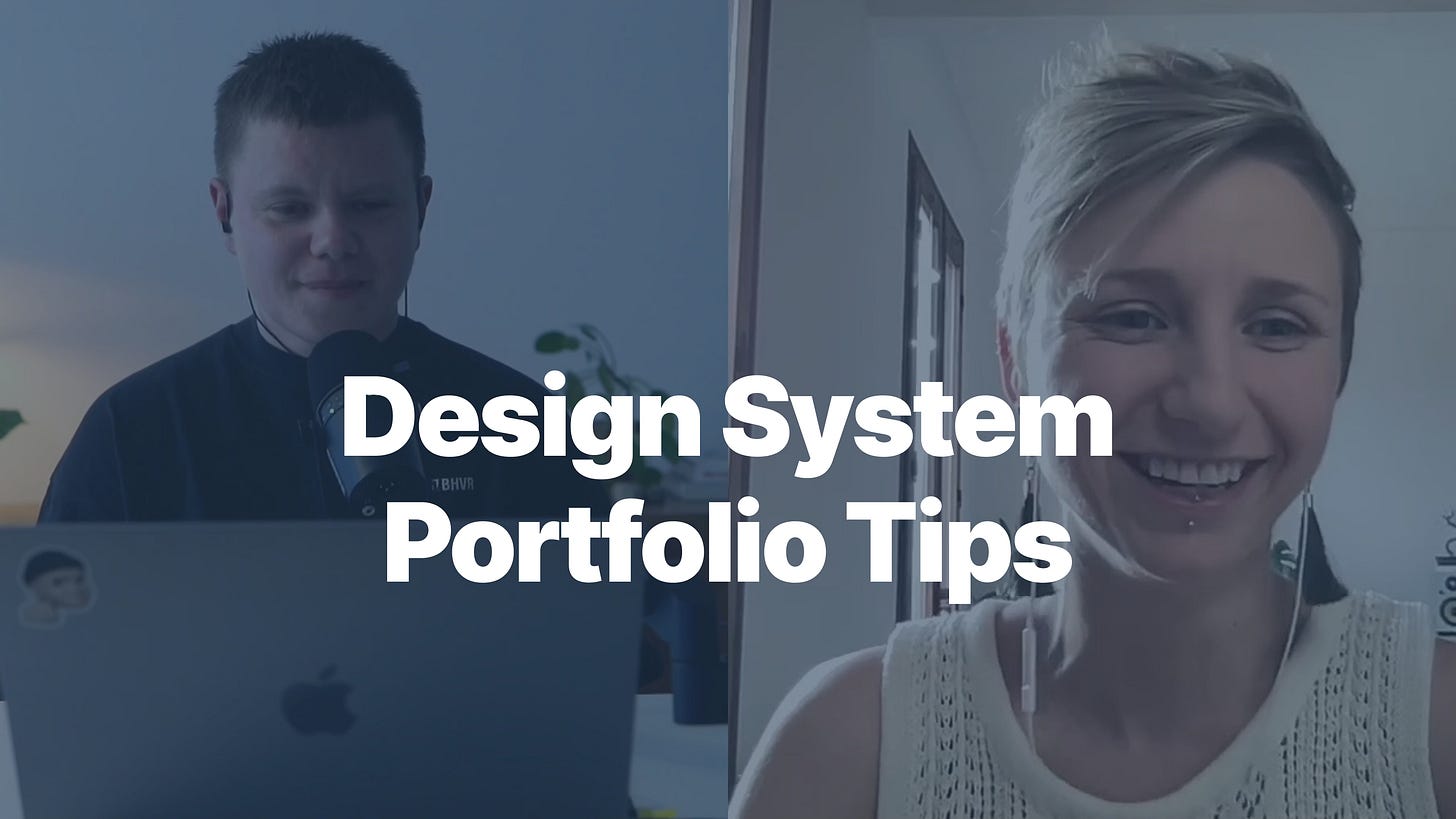 Design Systems Portfolio Tips with Justine Montgomery