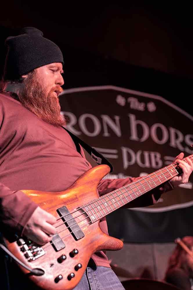 Chasing the Coyote performs at the Iron Horse Pub, Wichita Falls, January 2025