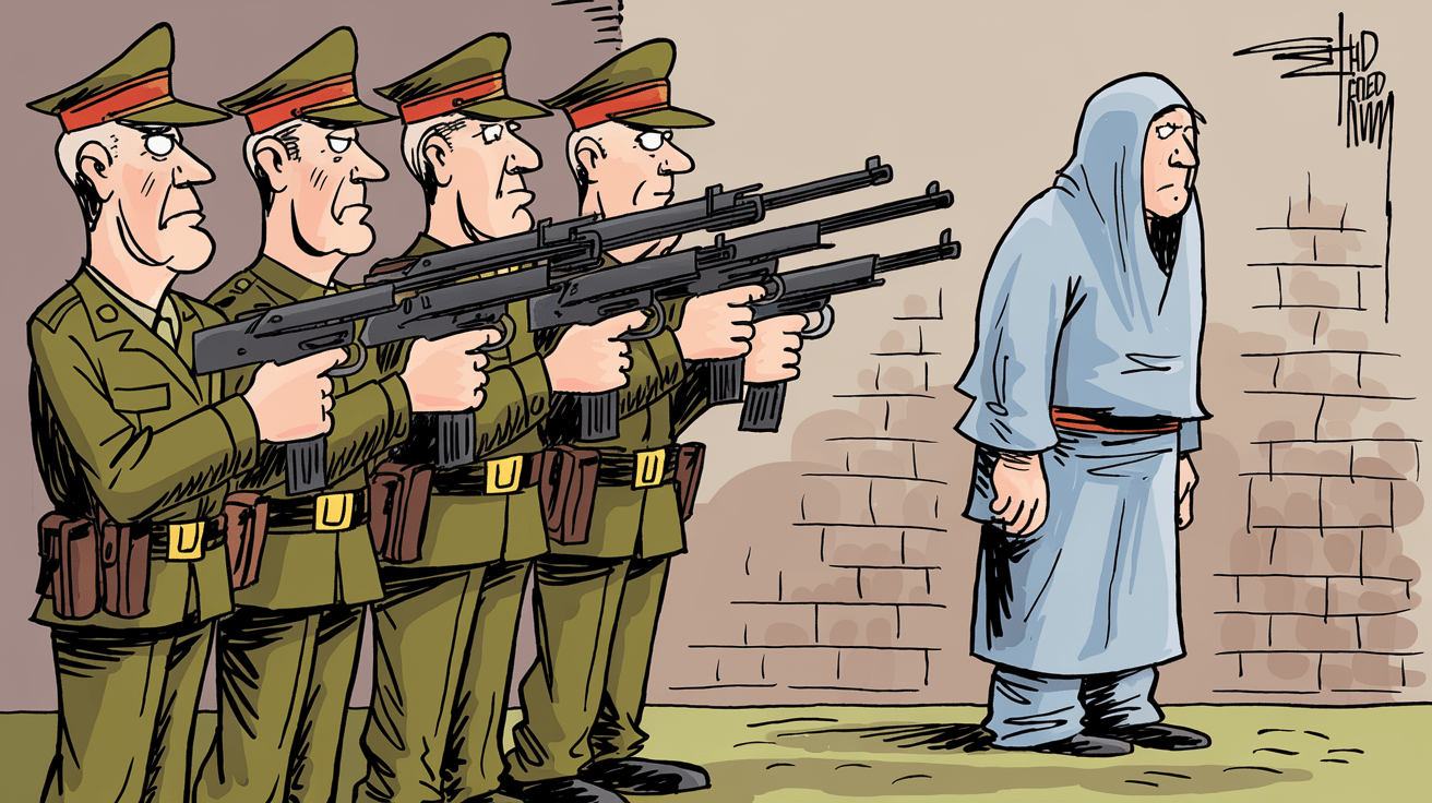 Death by firing squad Death by firing squad