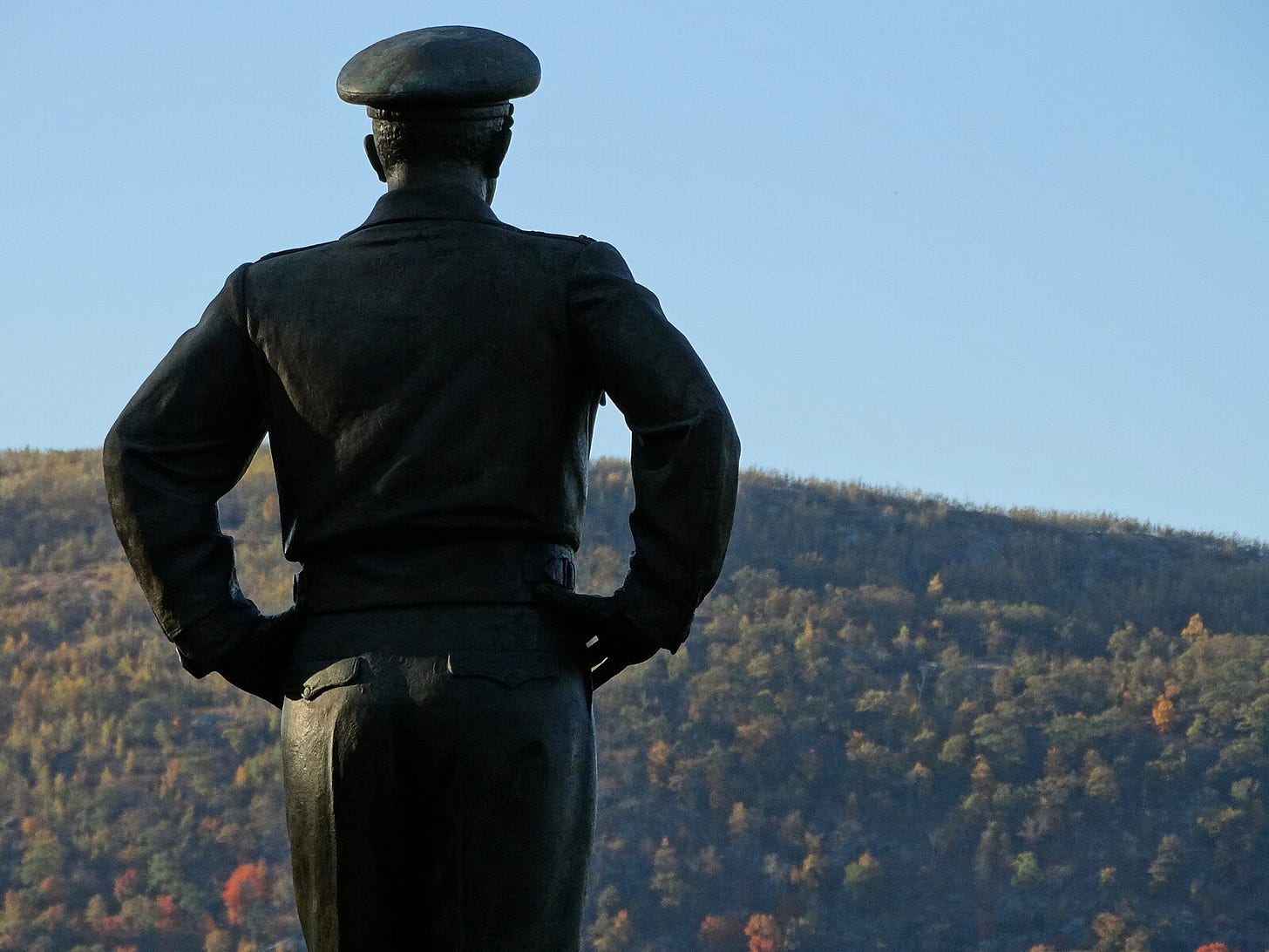 Statue of Dwight Eisenhower at West Point
