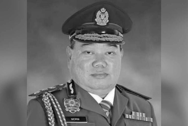 The late Morni passed away at Serdang Hospital this morning.