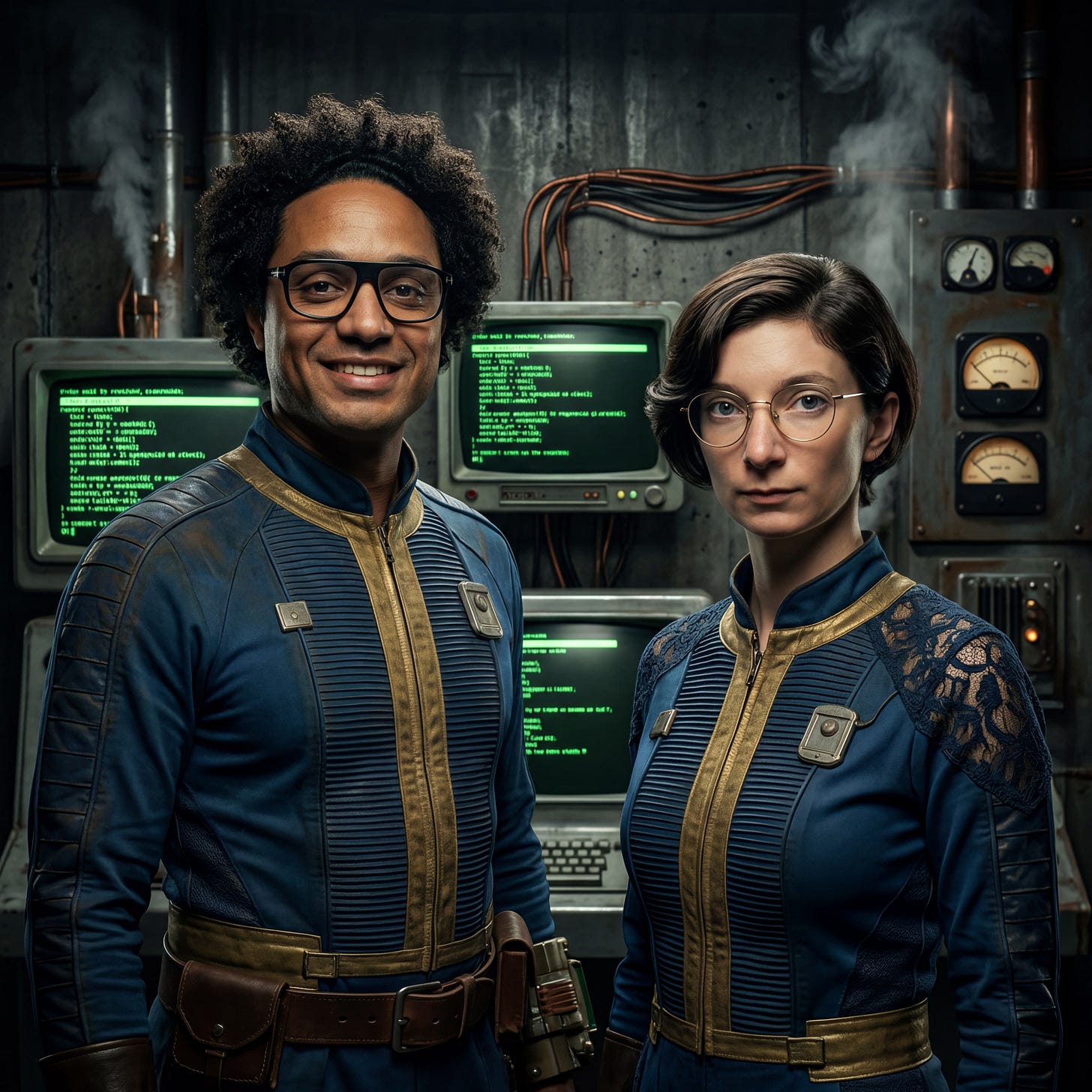 Élodie Schaeffner et Benjamin Azika-Eros. Superviseurs du Programme de développement business 'Accélération Insubmersible'