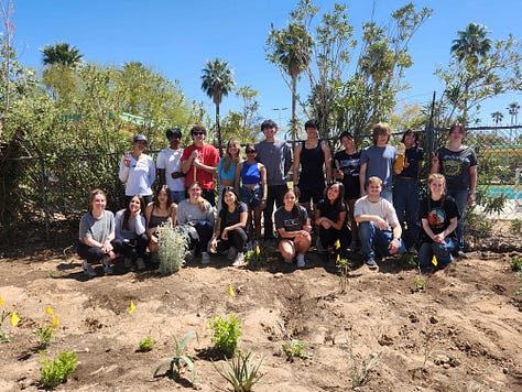 A collaborative community project envisioned and organized by Robin Motzer. Team members include Gillian Paine Murietta, Community Gardens of Tucson, Keith Lierman, Tucson Organic Gardeners, and volunteers, businesses and the City of Tucson Parks and Rec.