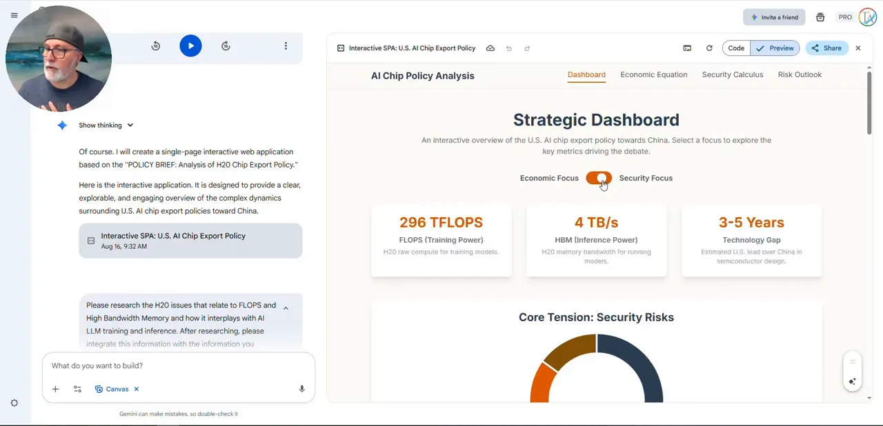 Interactive web app created by the model showing security calculation and risk outlook Interactive web app created by the model showing security calculation and risk outlook