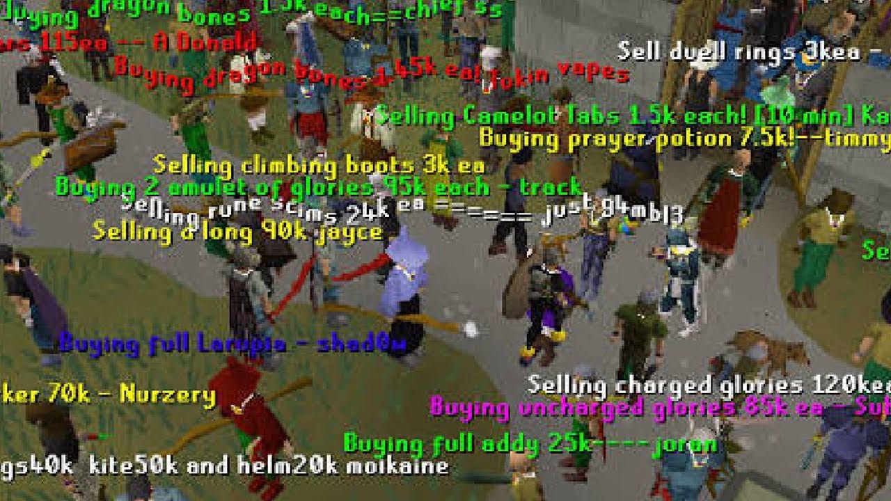 The Forgotten World of Player Run Marketplaces in Runescape! [OSRS]