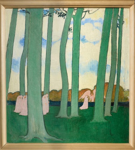 Maurice Denis - Paysage aux arbres verts