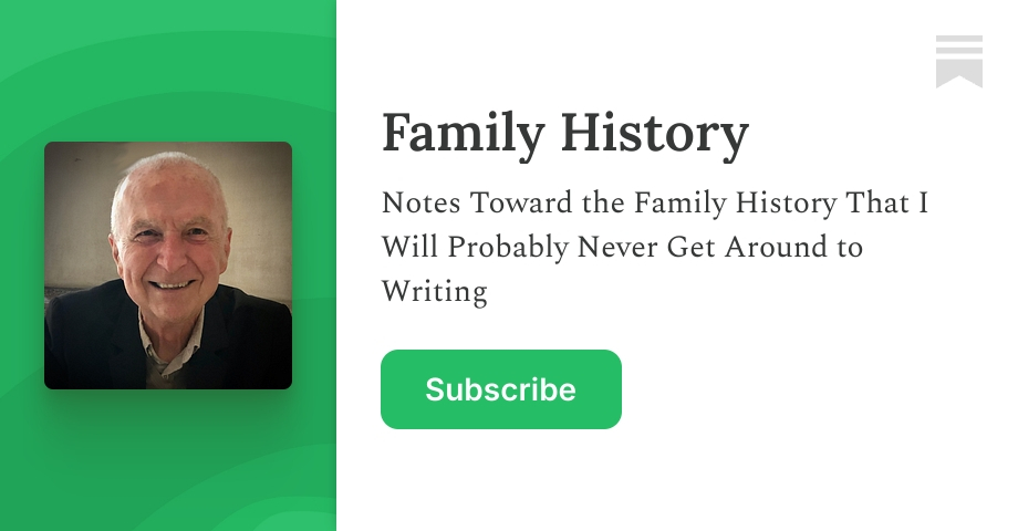 Family History | Eric Kraft | Substack