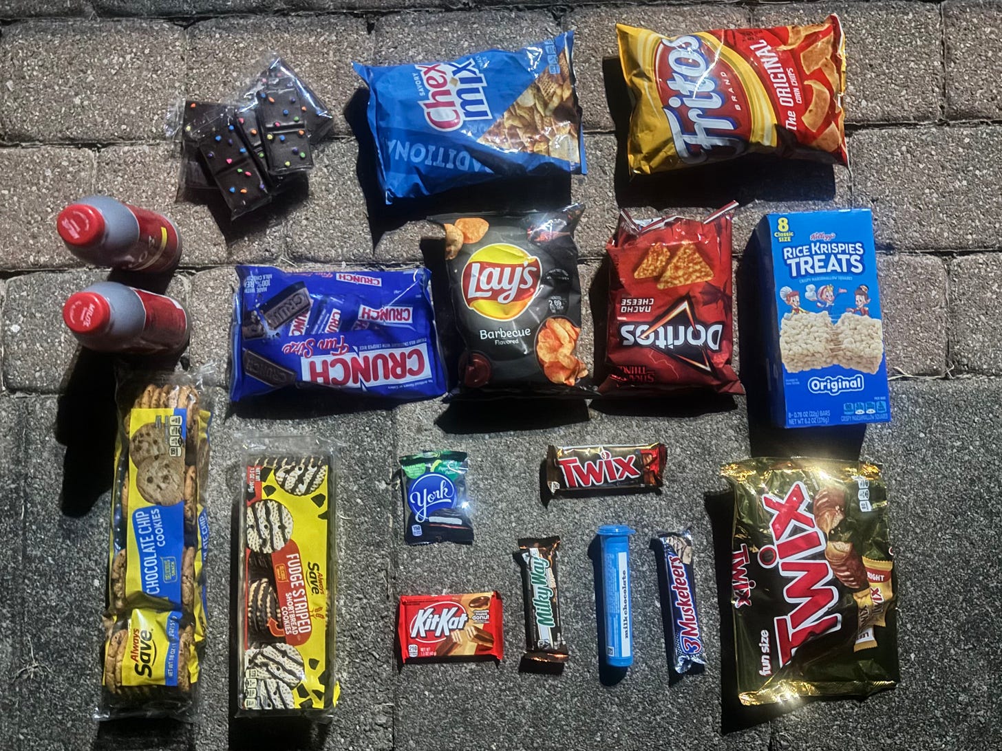 Don't worry- we have real food too