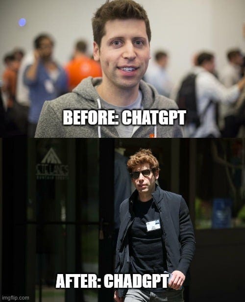 Sam Altman when OpenAI announces $300M raise at $29B valuation : r/ChatGPT