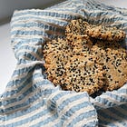 Grain-free, Vegan Tahini Za'atar Cookies