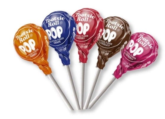 Tootsie Roll Pops, Assorted Flavors, 25 lb