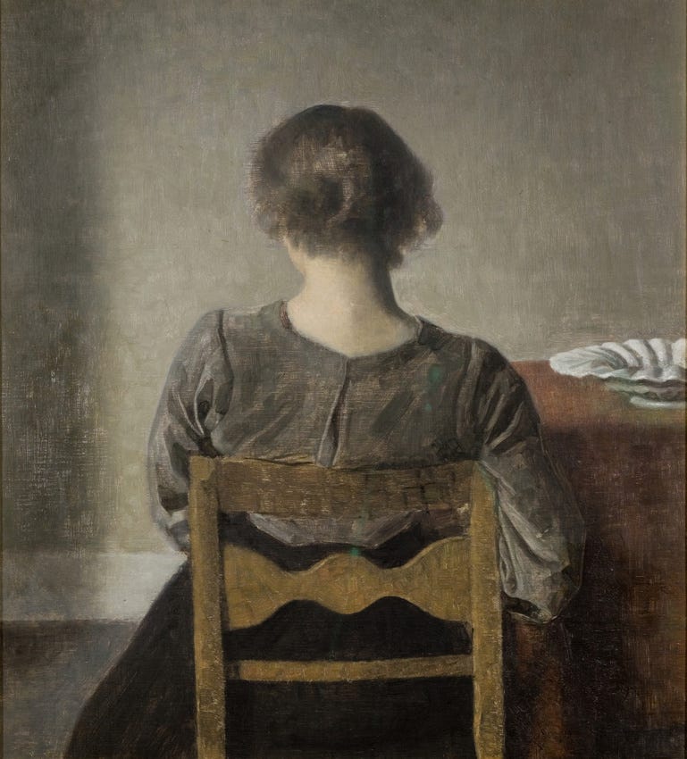 Vilhelm Hammershoi - Hvile