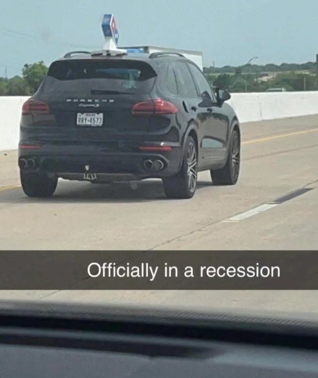 Wall Street Memes on Twitter: "Recession is officially confirmed  https://t.co/0KxUp8lViT" / Twitter