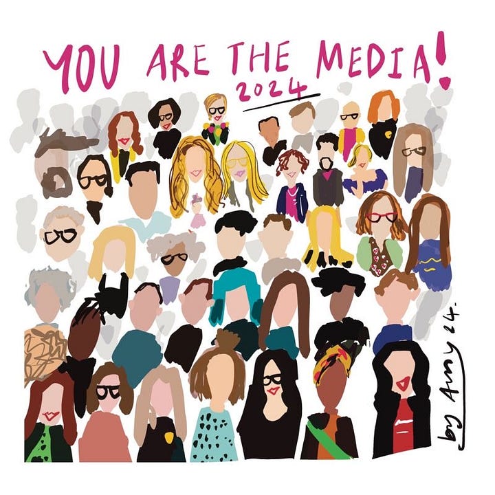 Illustration of You Are The Media Creator Day 2024 and banner: The world will wlays need creative weirdos like us