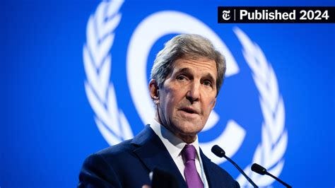 John Kerry Bows Out as U.S. Climate Envoy - The New York Times