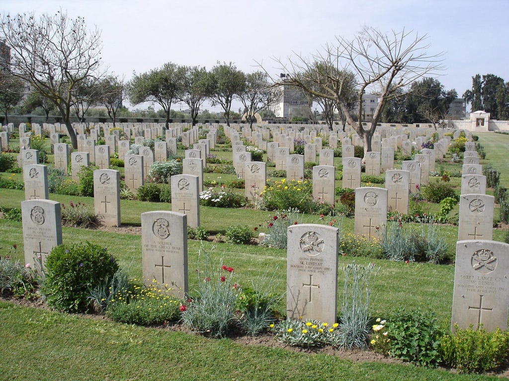 Gaza War Cemetery | Cemetery Details | CWGC