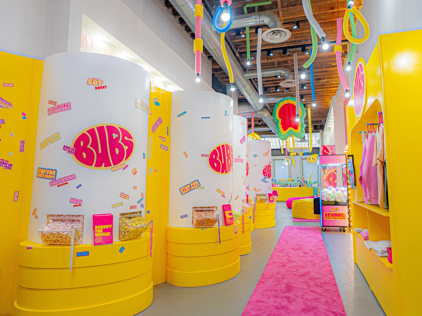 Beloved Swedish candy brand BUBS has just launched its first NYC pop-up