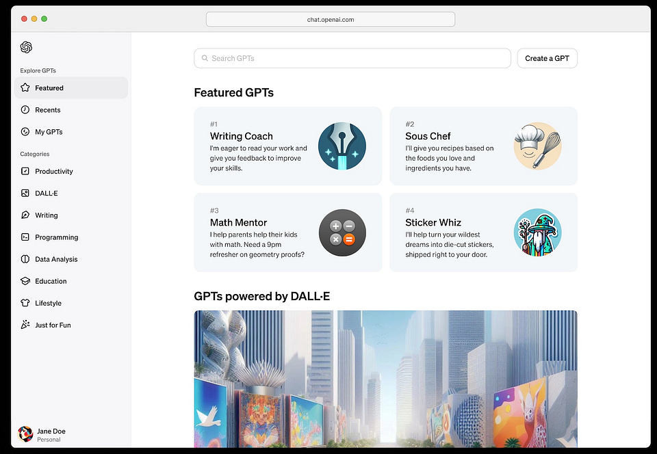 Newsletter artwork for “23 GPTs For Marketing & Startups : GPT Store Selection”