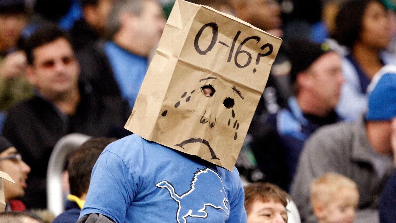 Dan Campbell links winless 2008 Lions to 2023 playoff run - ESPN