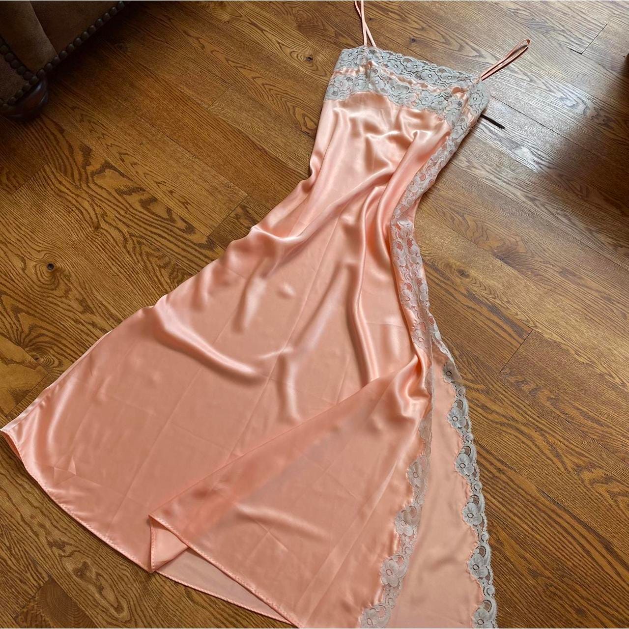 strapless open back dress PINK AND ORANGE OMBRE MIDI DRESS WITH DRAPED SKIRT – Arelia's Dream main image 0