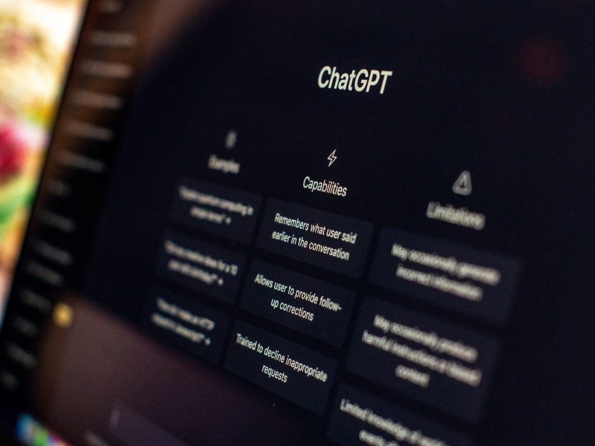 ChatGPT chat screen