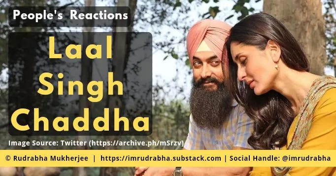 Public responses to the Bollywood movie Laal Singh Chaddha