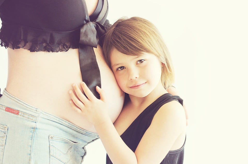 Pregnant, Mom, Child, Pregnancy, Woman, Female