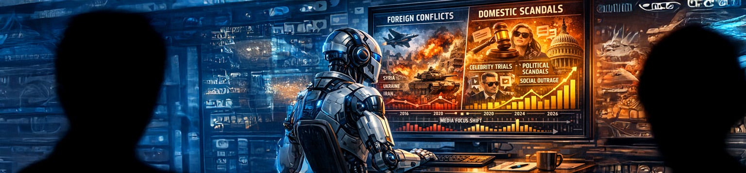 The Distraction Machine: How Domestic Scandals Eclipse Global Crises in ...
